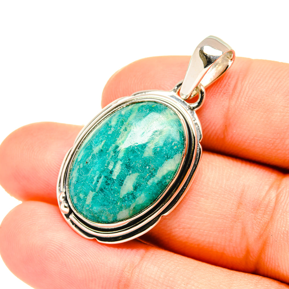 Amazonite Pendants handcrafted by Anasilvercos - PD6879