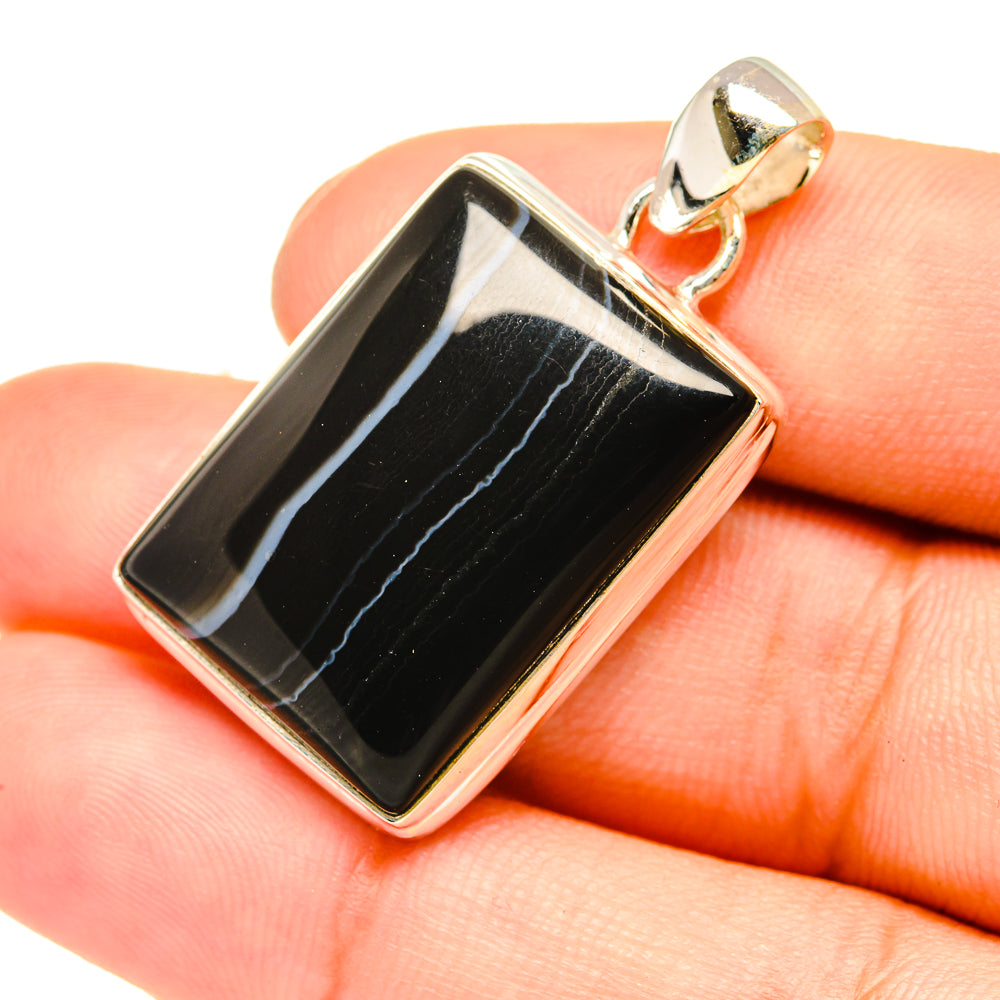 India Agate Pendants handcrafted by Anasilvercos - PD6880