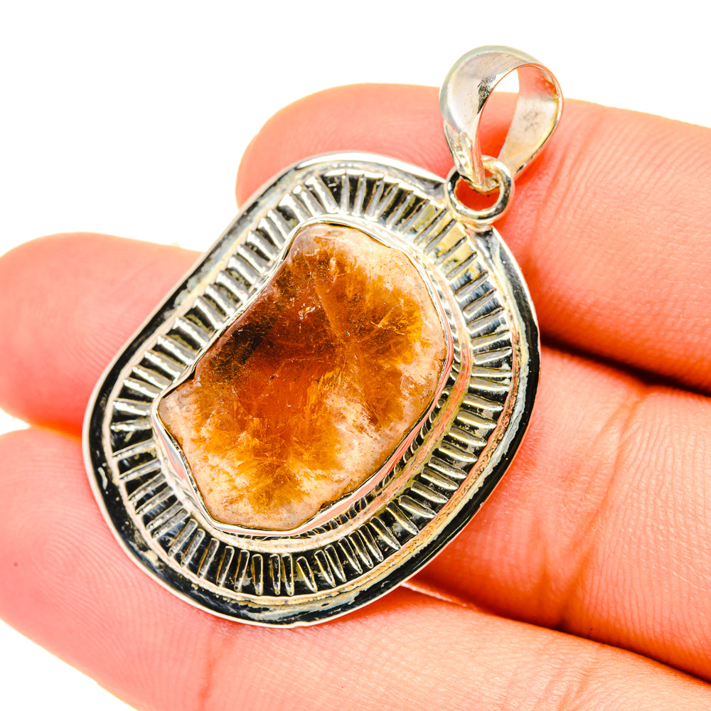 Citrine Pendants handcrafted by Anasilvercos - PD6885