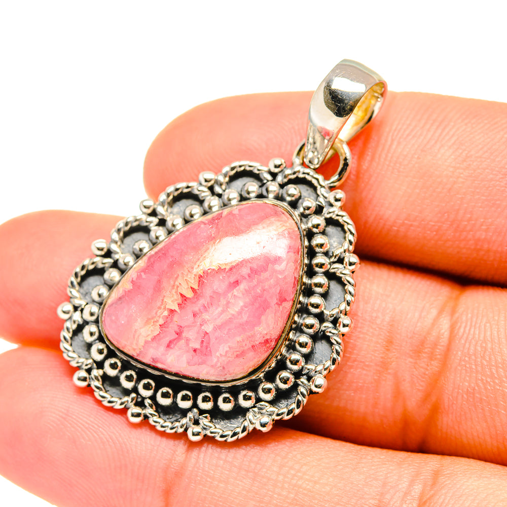 Rhodochrosite Pendants handcrafted by Anasilvercos - PD6953