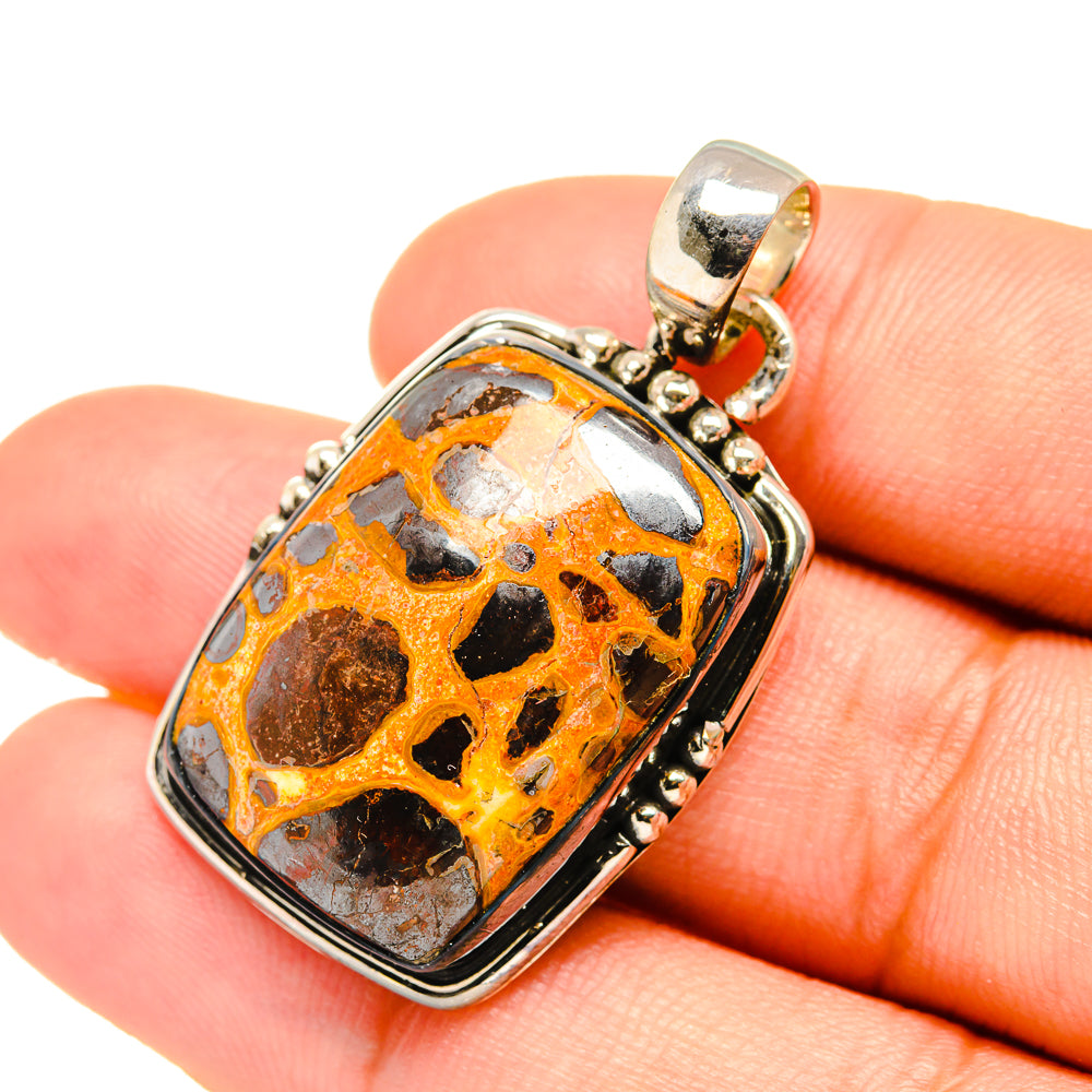 Bauxite Pendants handcrafted by Anasilvercos - PD6956
