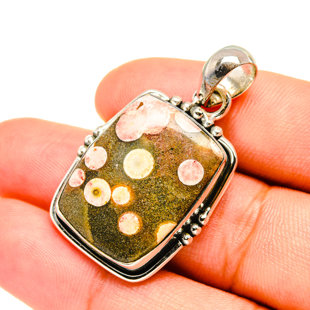 Ocean Jasper Pendants handcrafted by Anasilvercos - PD6958