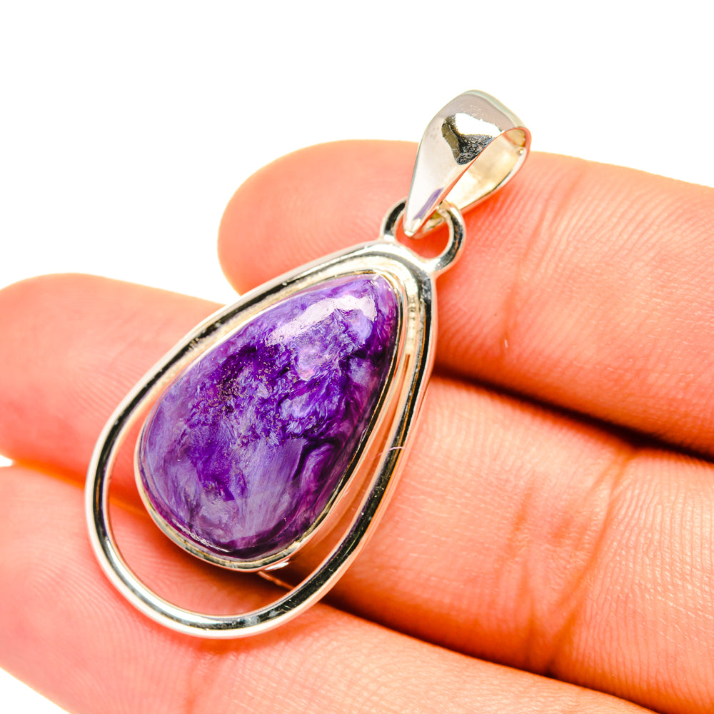 Charoite Pendants handcrafted by Anasilvercos - PD6982