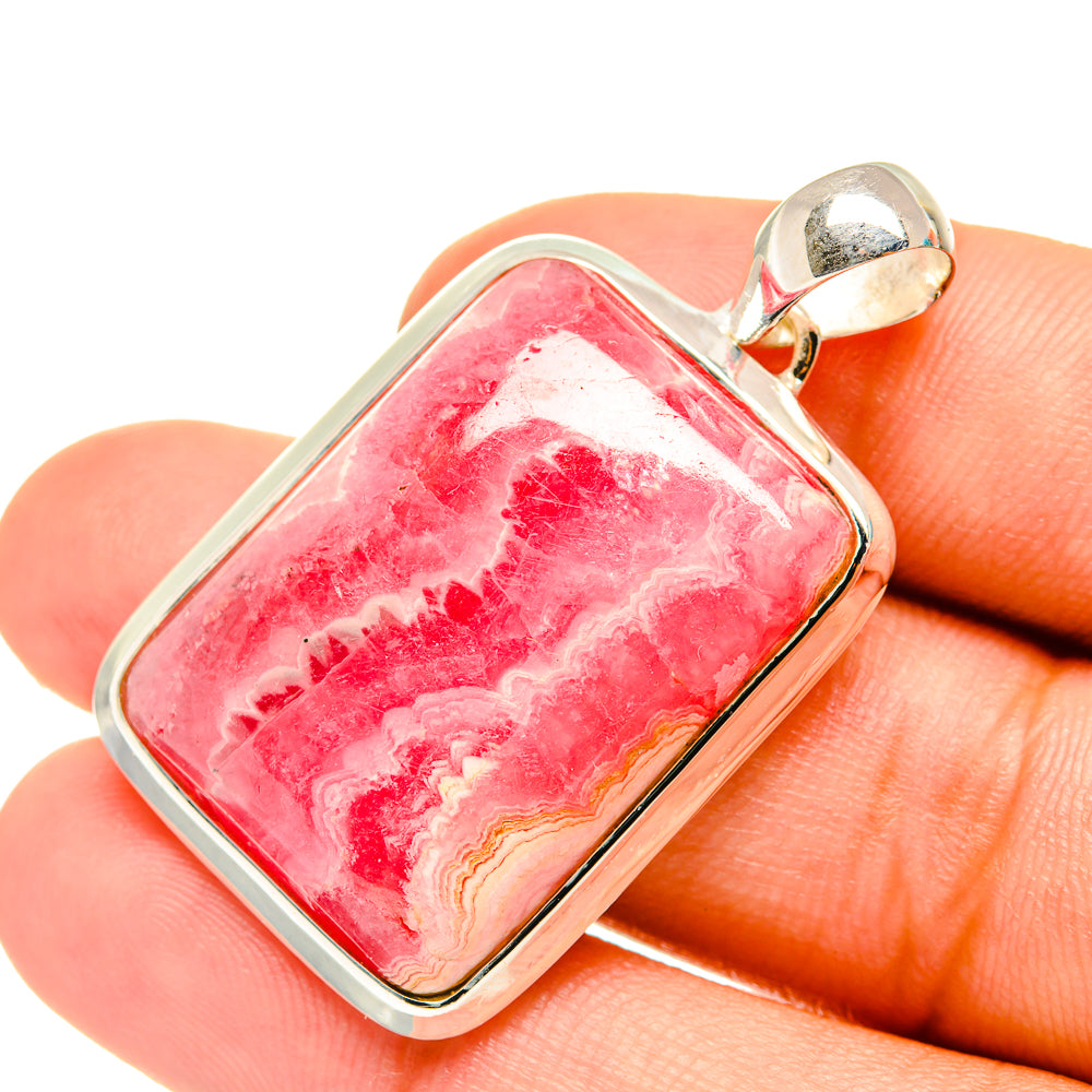 Rhodochrosite Pendants handcrafted by Anasilvercos - PD6989
