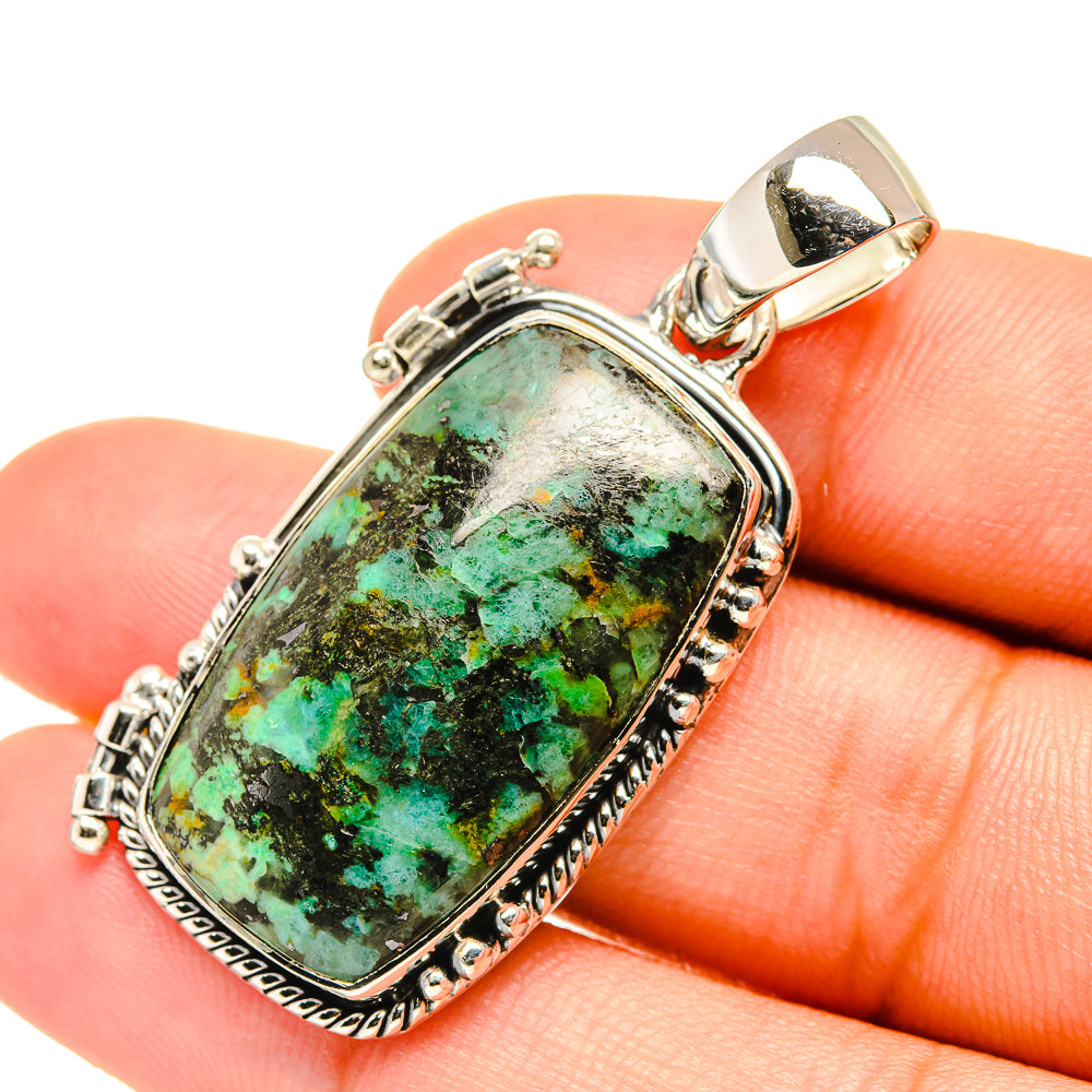 Tibetan Turquoise Pendants handcrafted by Anasilvercos - PD6995