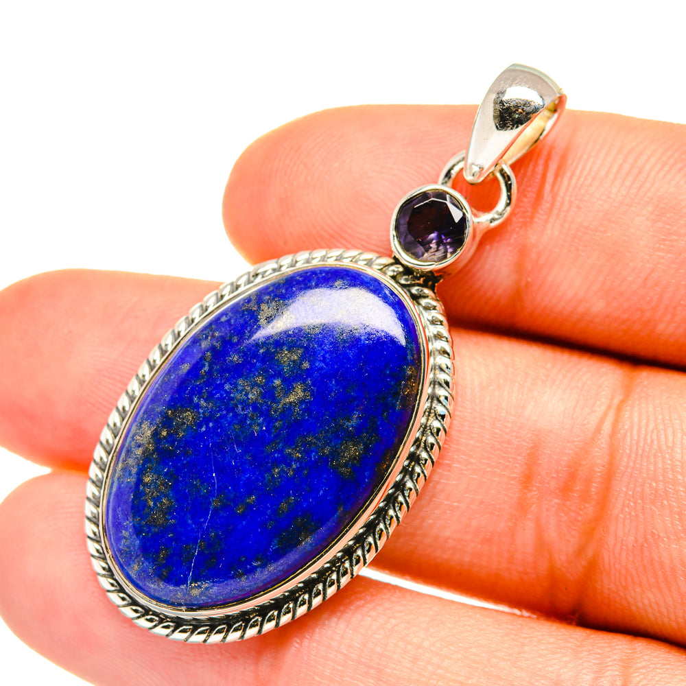 Lapis Lazuli Pendants handcrafted by Anasilvercos - PD7058