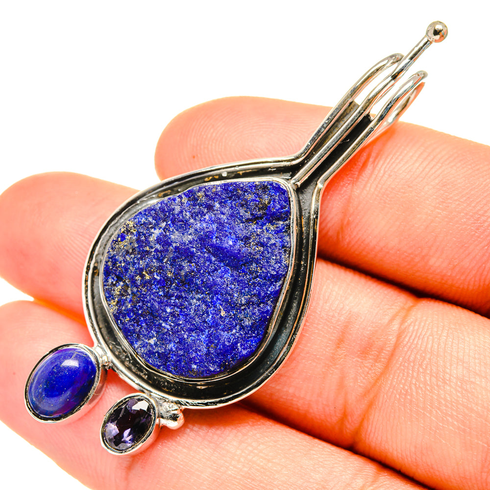 Lapis Lazuli Pendants handcrafted by Anasilvercos - PD7064