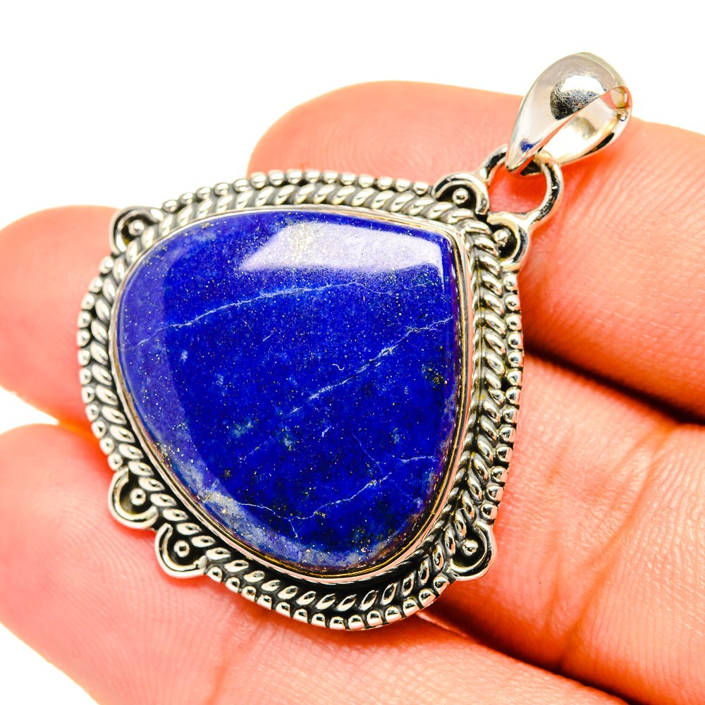 Lapis Lazuli Pendants handcrafted by Anasilvercos - PD7065