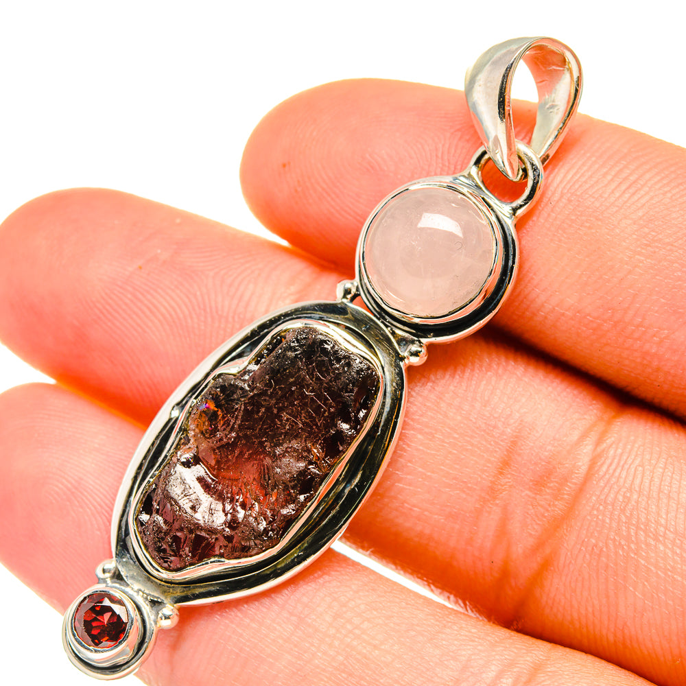 Garnet Pendants handcrafted by Anasilvercos - PD7072