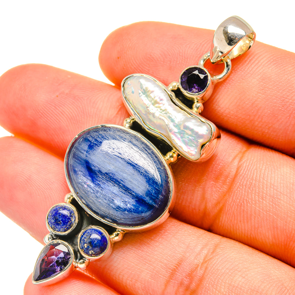 Kyanite Pendants handcrafted by Anasilvercos - PD7073