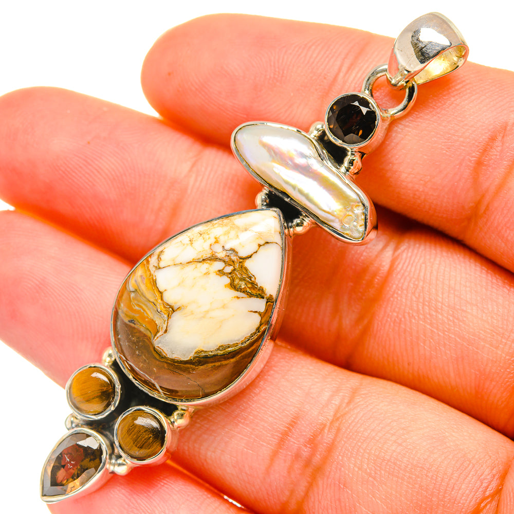 Wild Horse Jasper Pendants handcrafted by Anasilvercos - PD7074