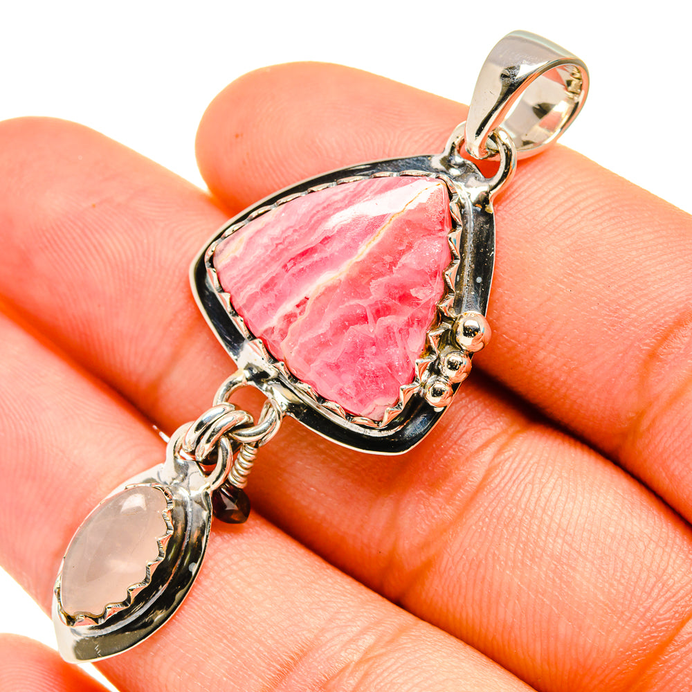 Rhodochrosite Pendants handcrafted by Anasilvercos - PD7083