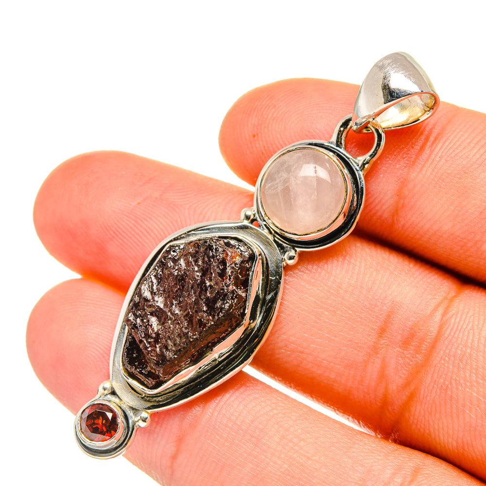 Garnet Pendants handcrafted by Anasilvercos - PD7087