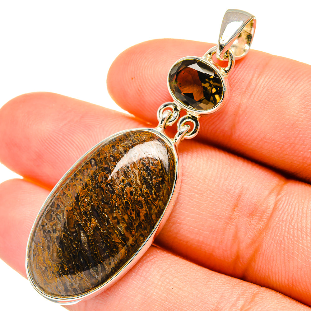 Dinosaur Bone Pendants handcrafted by Anasilvercos - PD7094