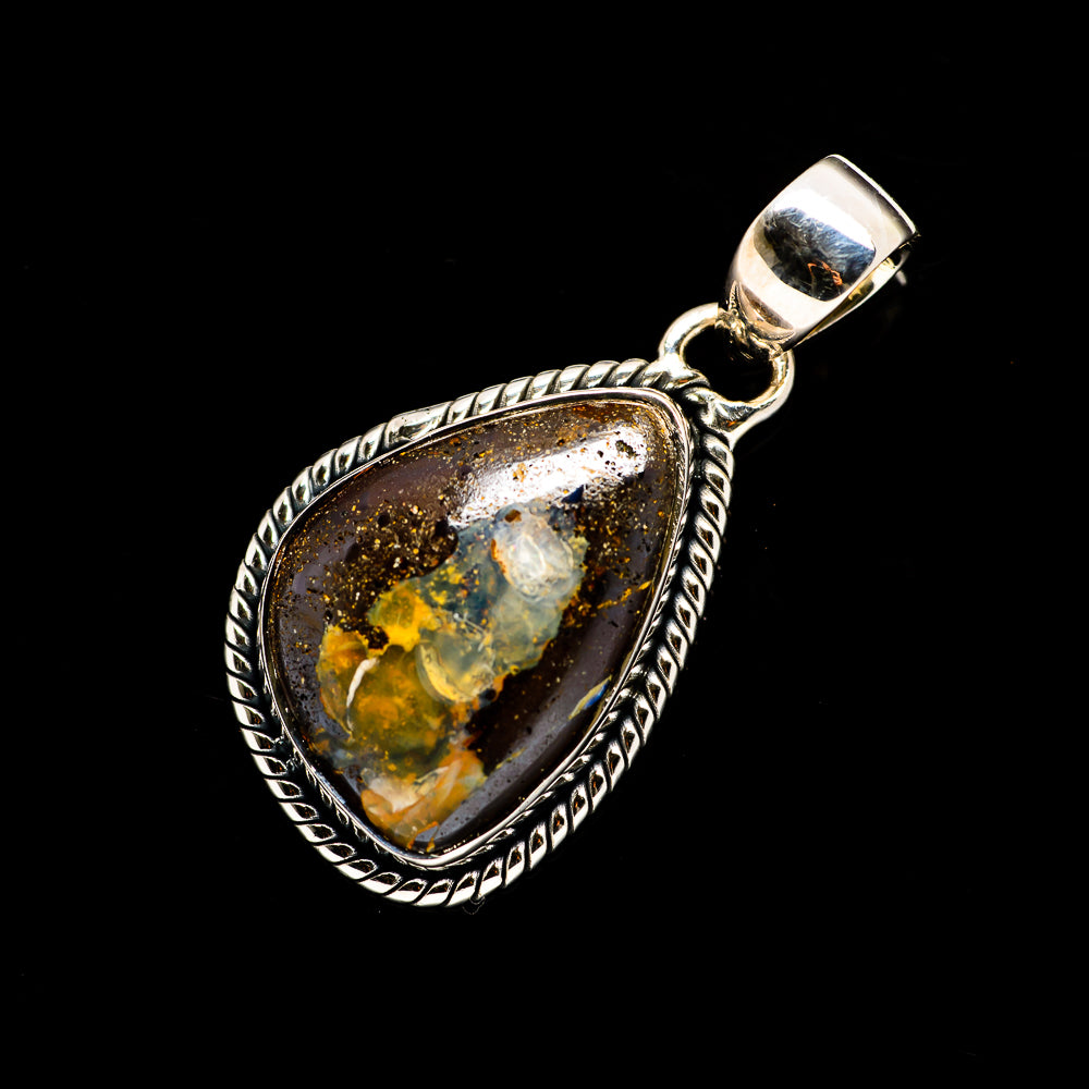 Boulder Opal Pendants handcrafted by Anasilvercos - PD710748