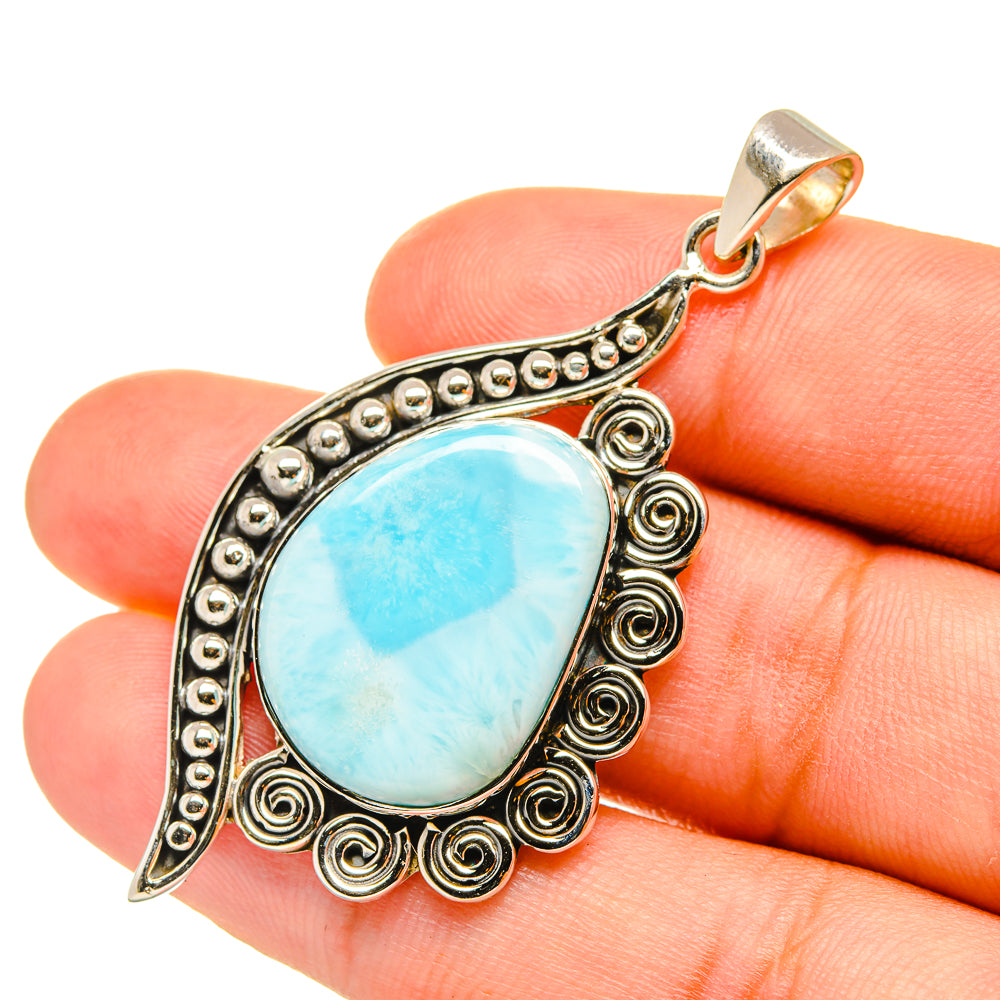 Larimar Pendants handcrafted by Anasilvercos - PD7116