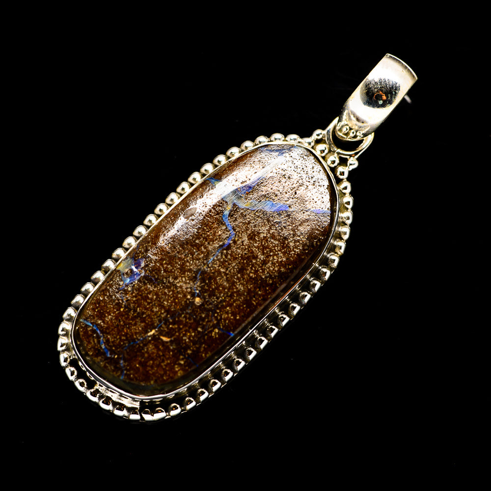 Boulder Opal Pendants handcrafted by Anasilvercos - PD712758