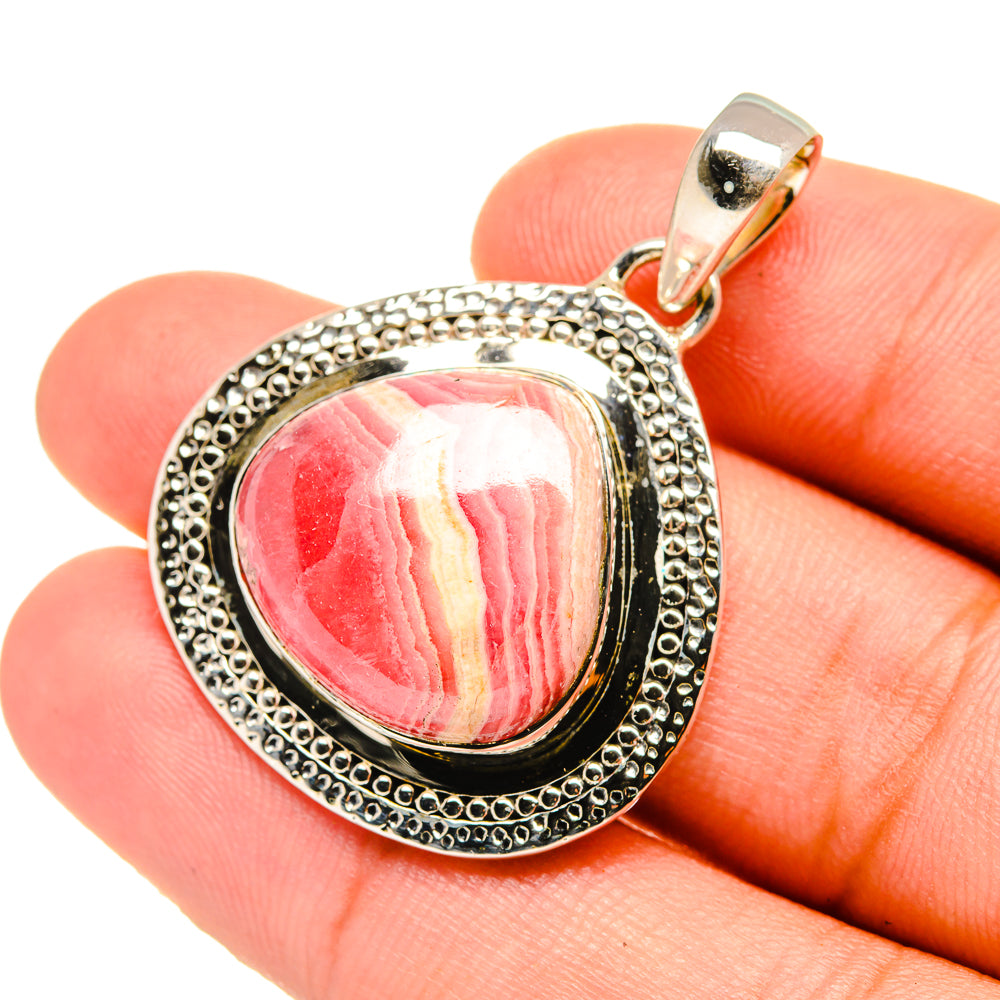 Rhodochrosite Pendants handcrafted by Anasilvercos - PD7148