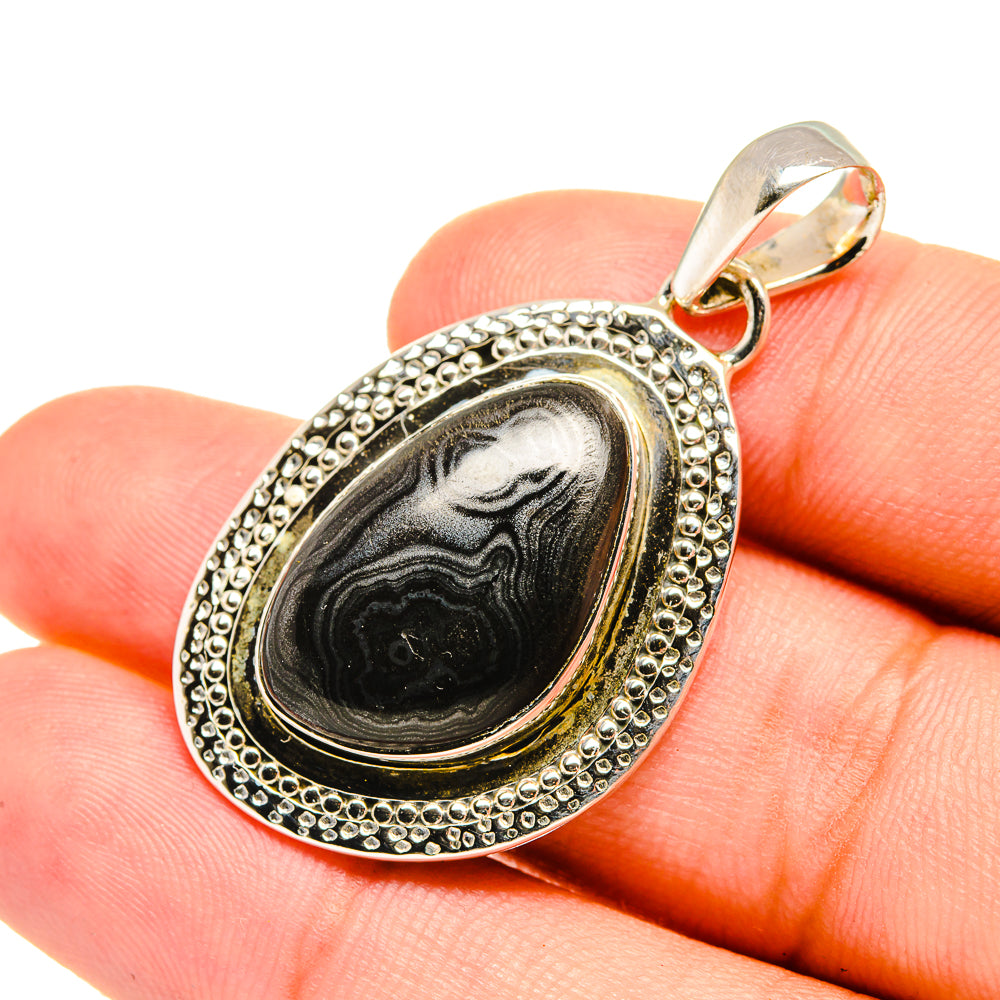 Psilomelane Pendants handcrafted by Anasilvercos - PD7149