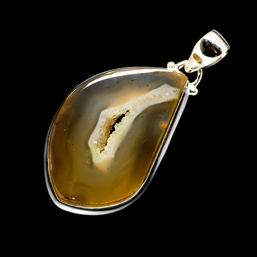 Coconut Geode Druzy Pendants handcrafted by Anasilvercos - PD714902