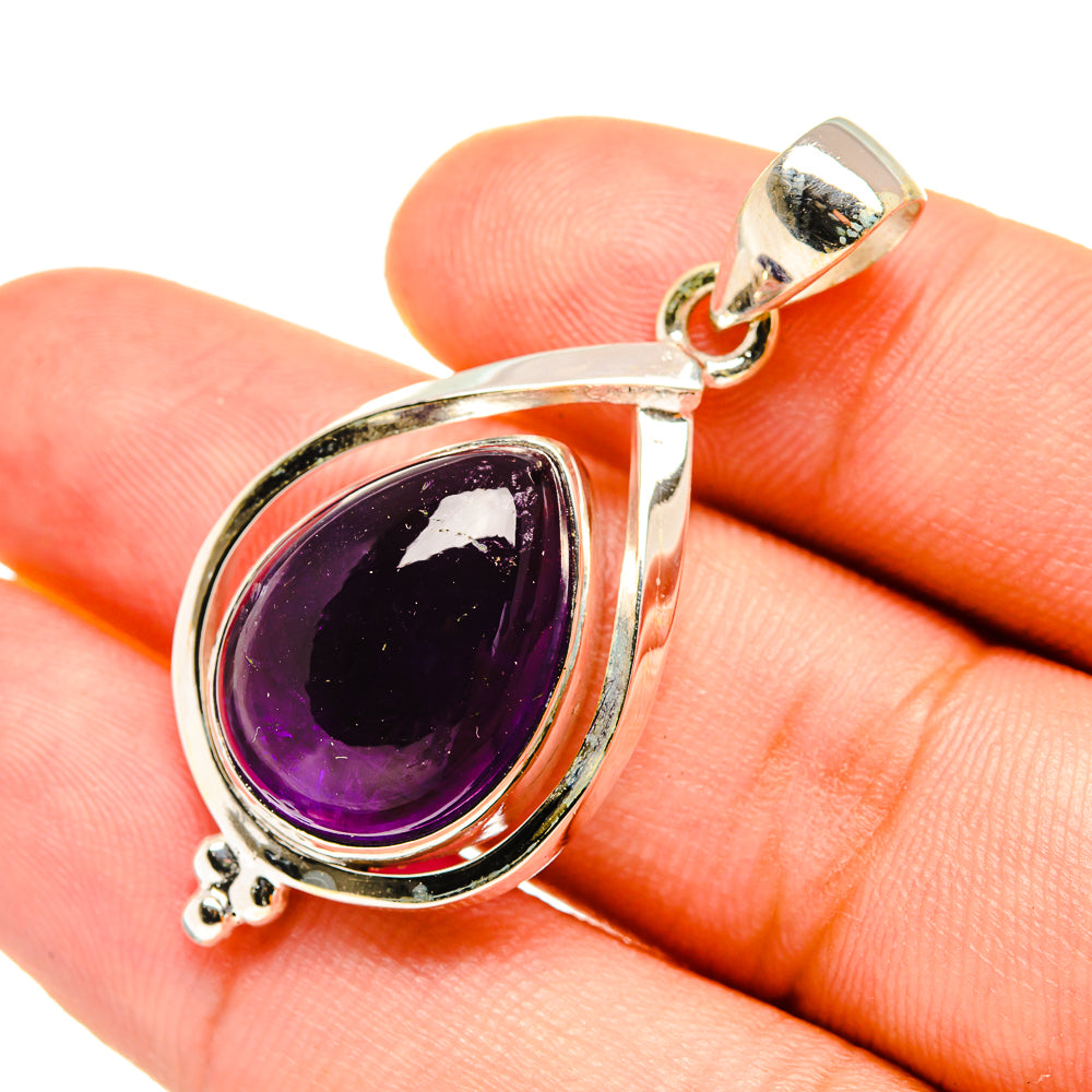 Amethyst Pendants handcrafted by Anasilvercos - PD7156