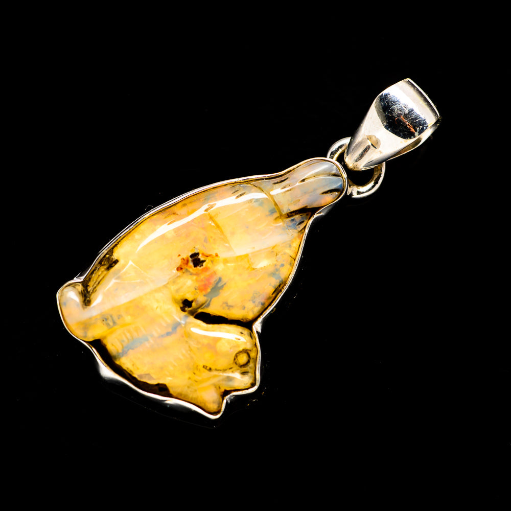 Boulder Opal Pendants handcrafted by Anasilvercos - PD716022