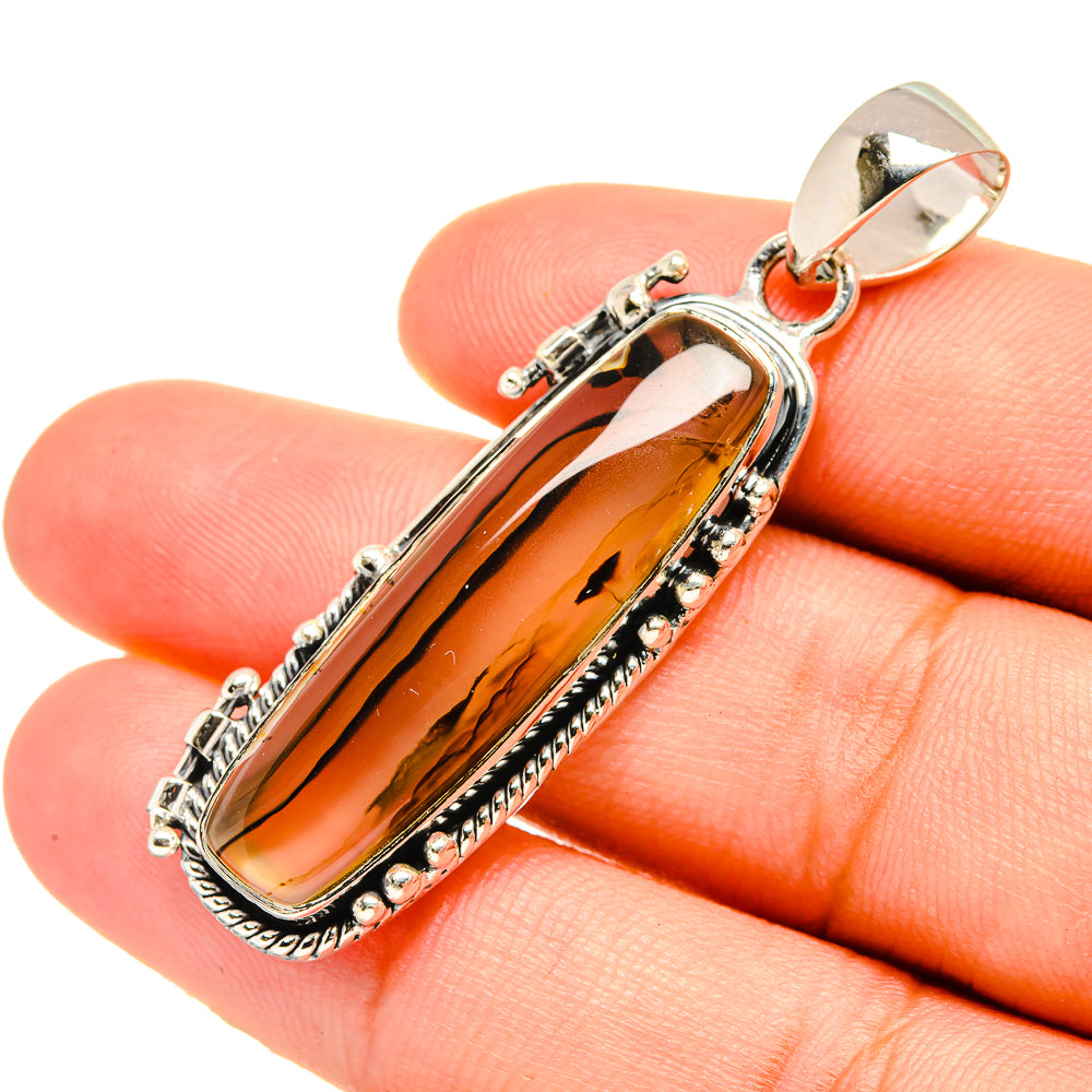 Montana Agate Pendants handcrafted by Anasilvercos - PD7177