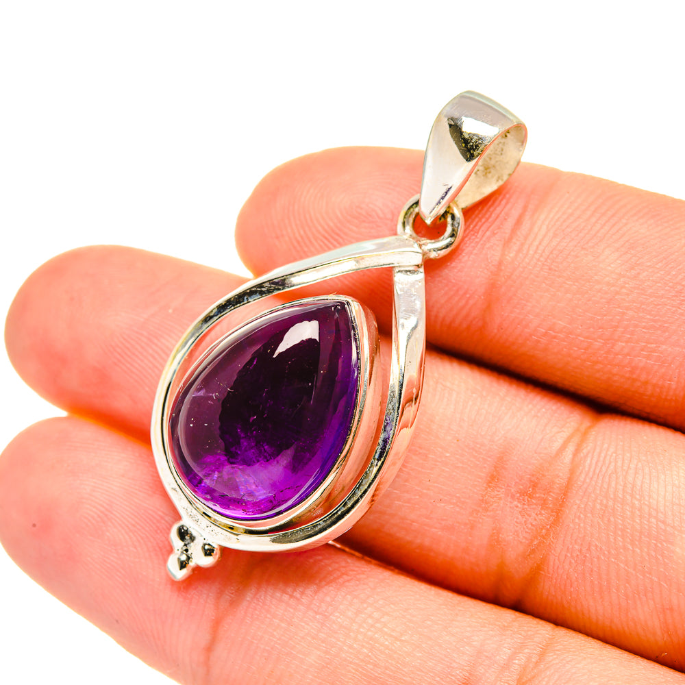 Amethyst Pendants handcrafted by Anasilvercos - PD7184