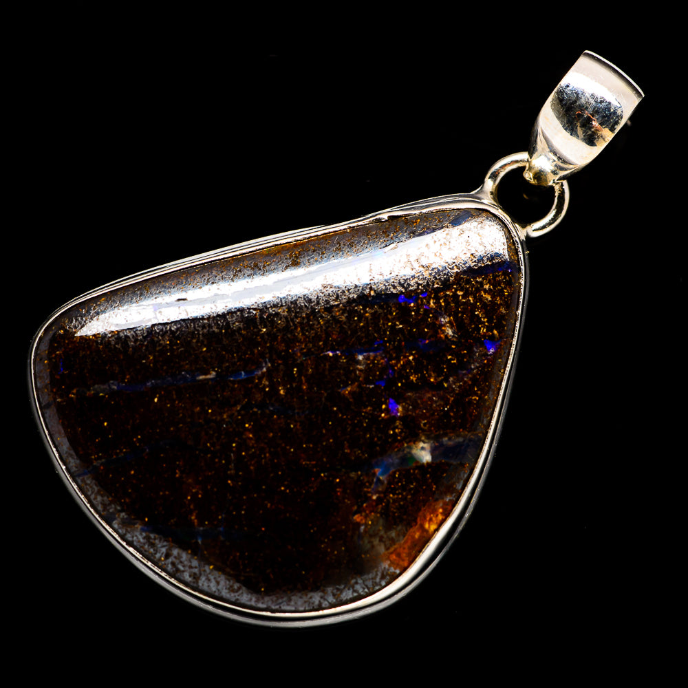Boulder Opal Pendants handcrafted by Anasilvercos - PD719559