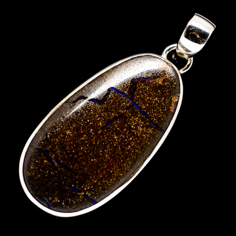 Boulder Opal Pendants handcrafted by Anasilvercos - PD720008