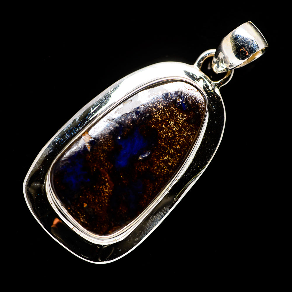 Boulder Opal Pendants handcrafted by Anasilvercos - PD720163