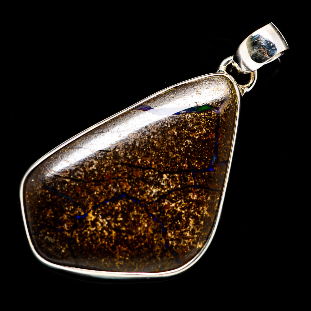 Boulder Opal Pendants handcrafted by Anasilvercos - PD720401