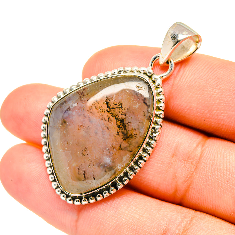 Dendritic Opal Pendants handcrafted by Anasilvercos - PD7207