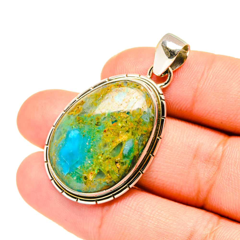 Peruvian Opal Pendants handcrafted by Anasilvercos - PD7215