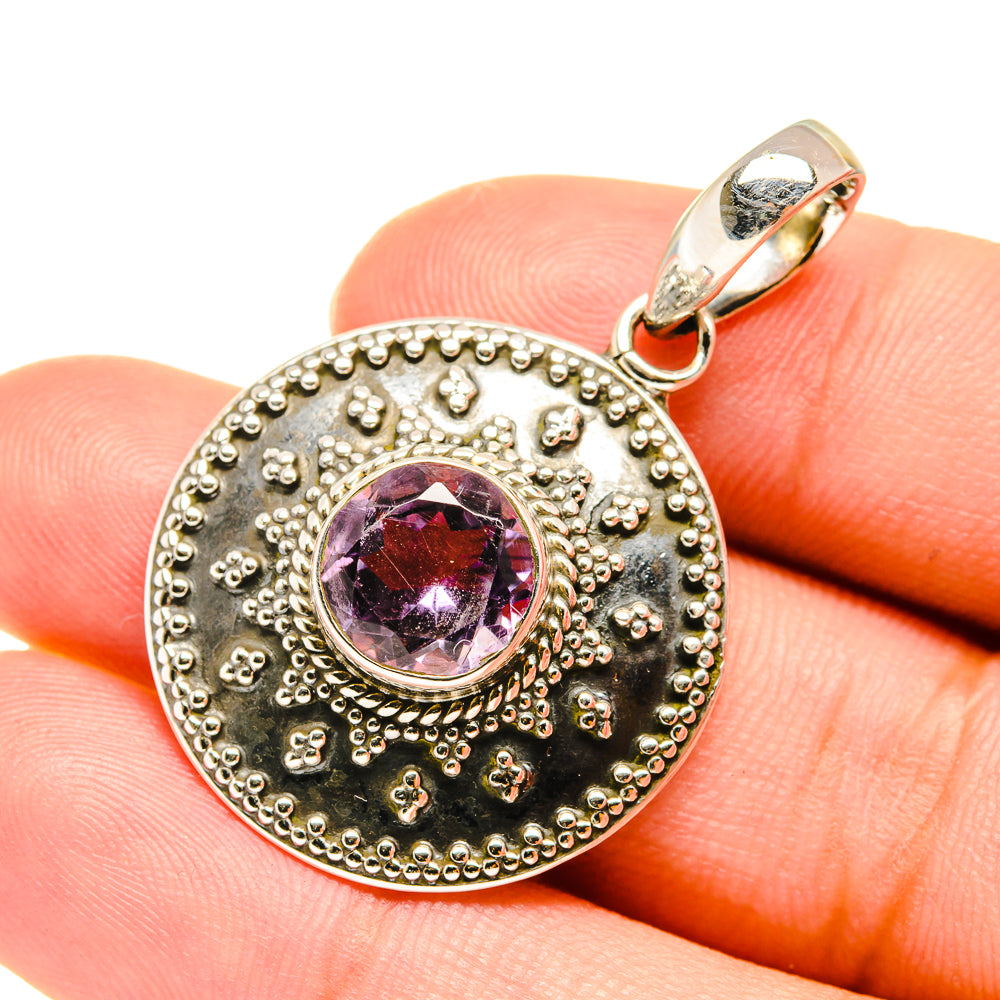 Amethyst Pendants handcrafted by Anasilvercos - PD7217