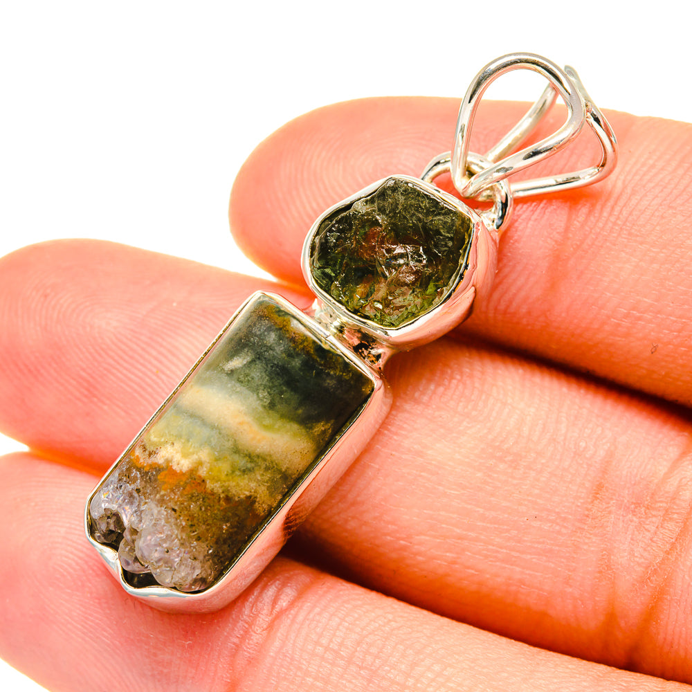 Ocean Jasper Pendants handcrafted by Anasilvercos - PD7219