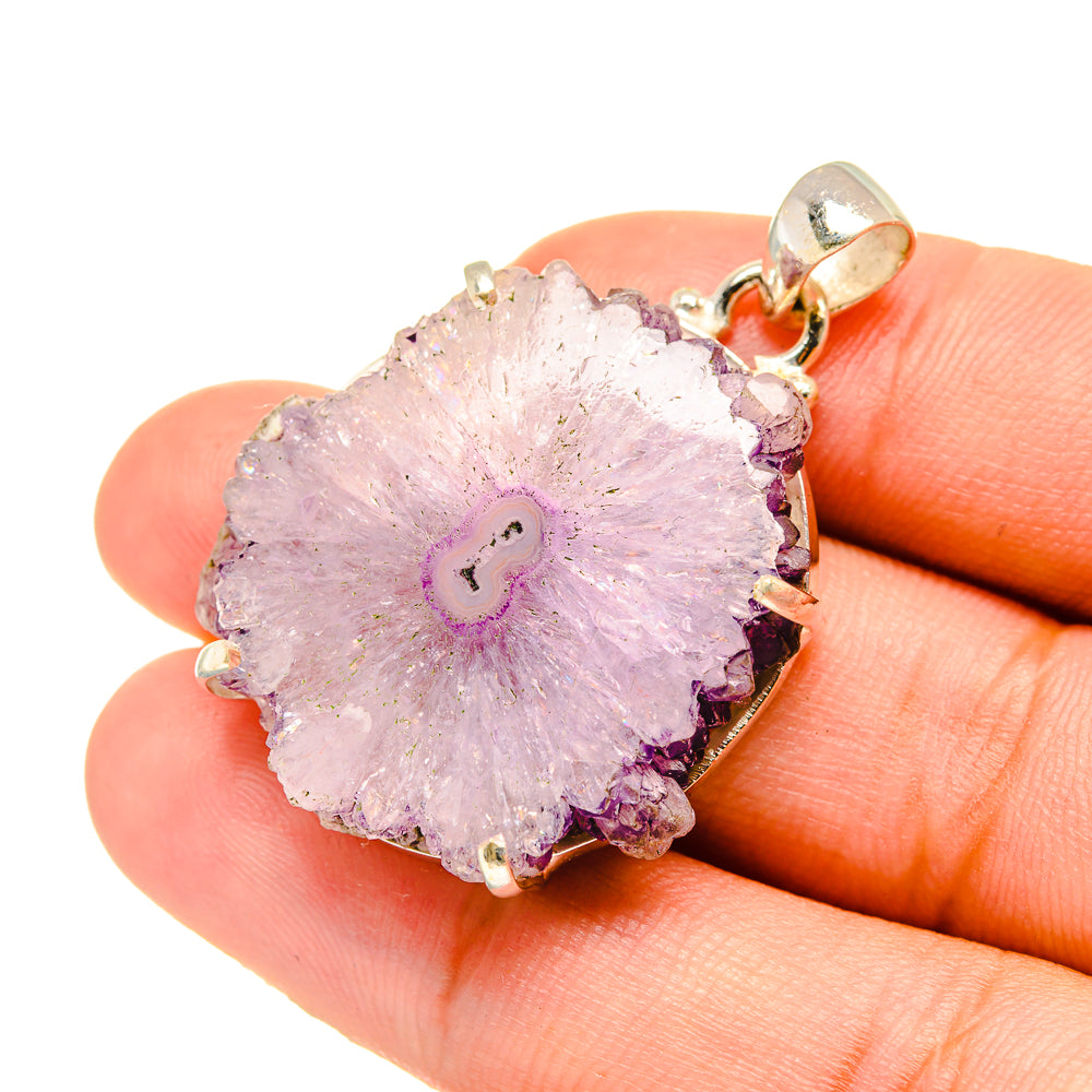 Amethyst Stalactite Pendants handcrafted by Anasilvercos - PD7221