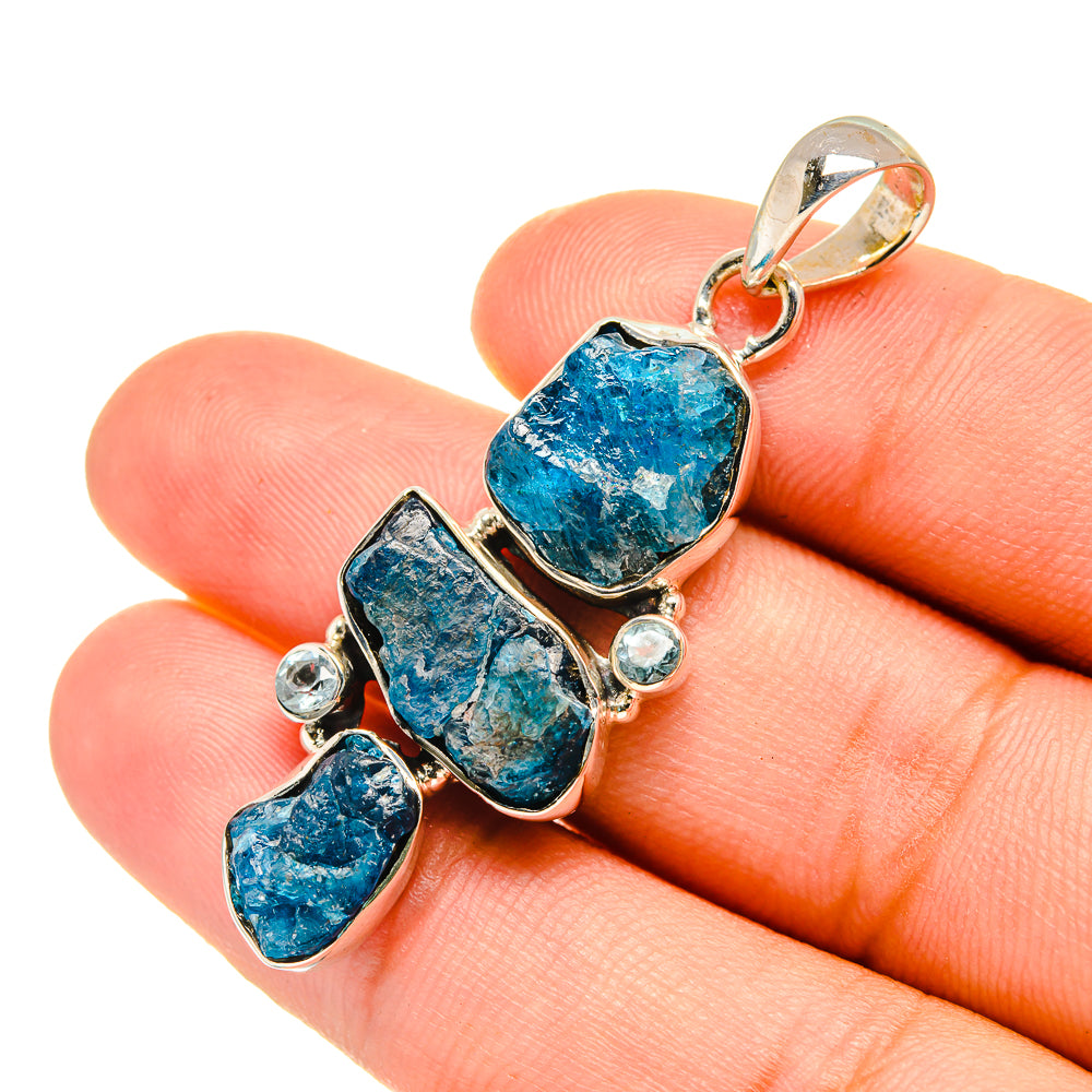 Apatite Pendants handcrafted by Anasilvercos - PD7225