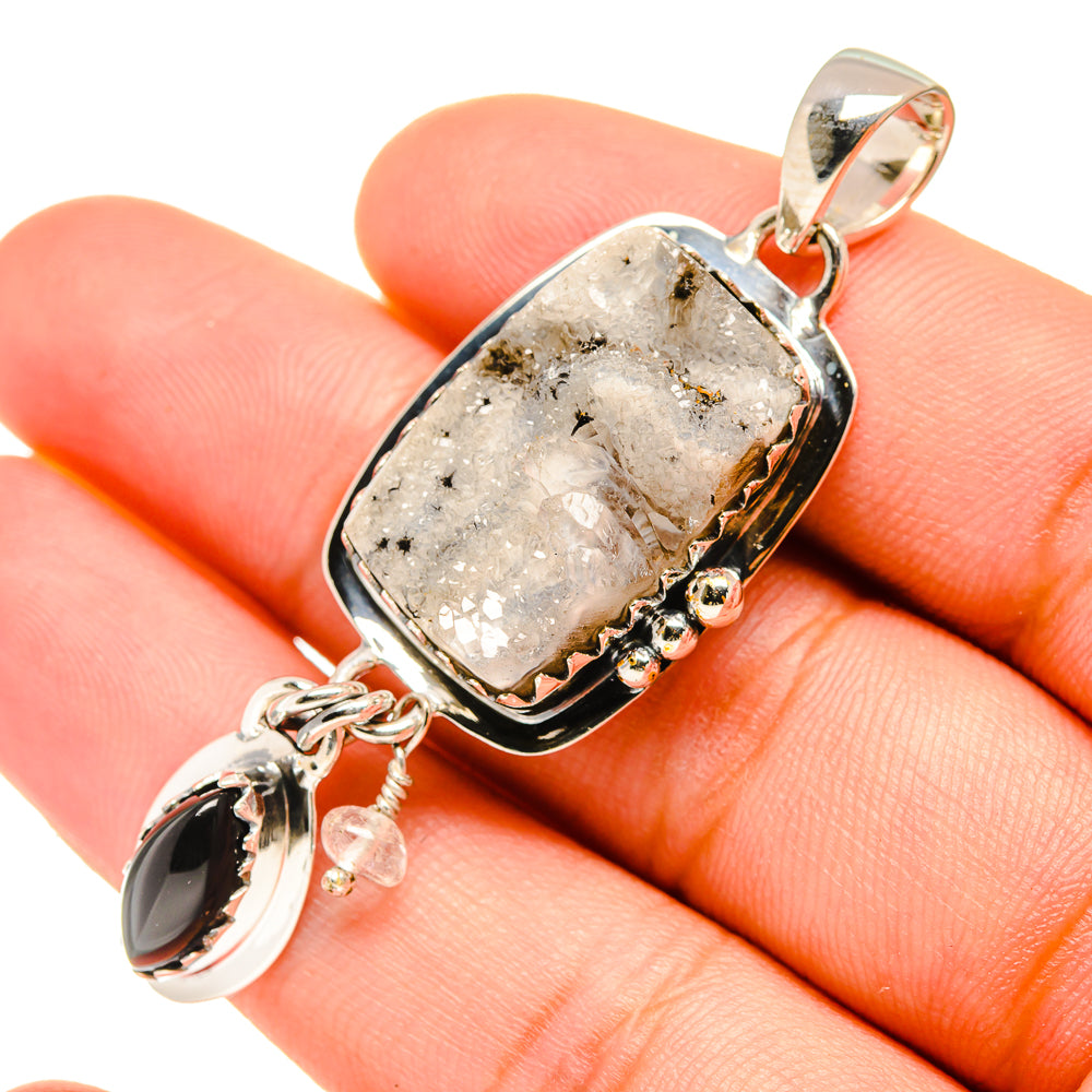 Desert Druzy Pendants handcrafted by Anasilvercos - PD7227