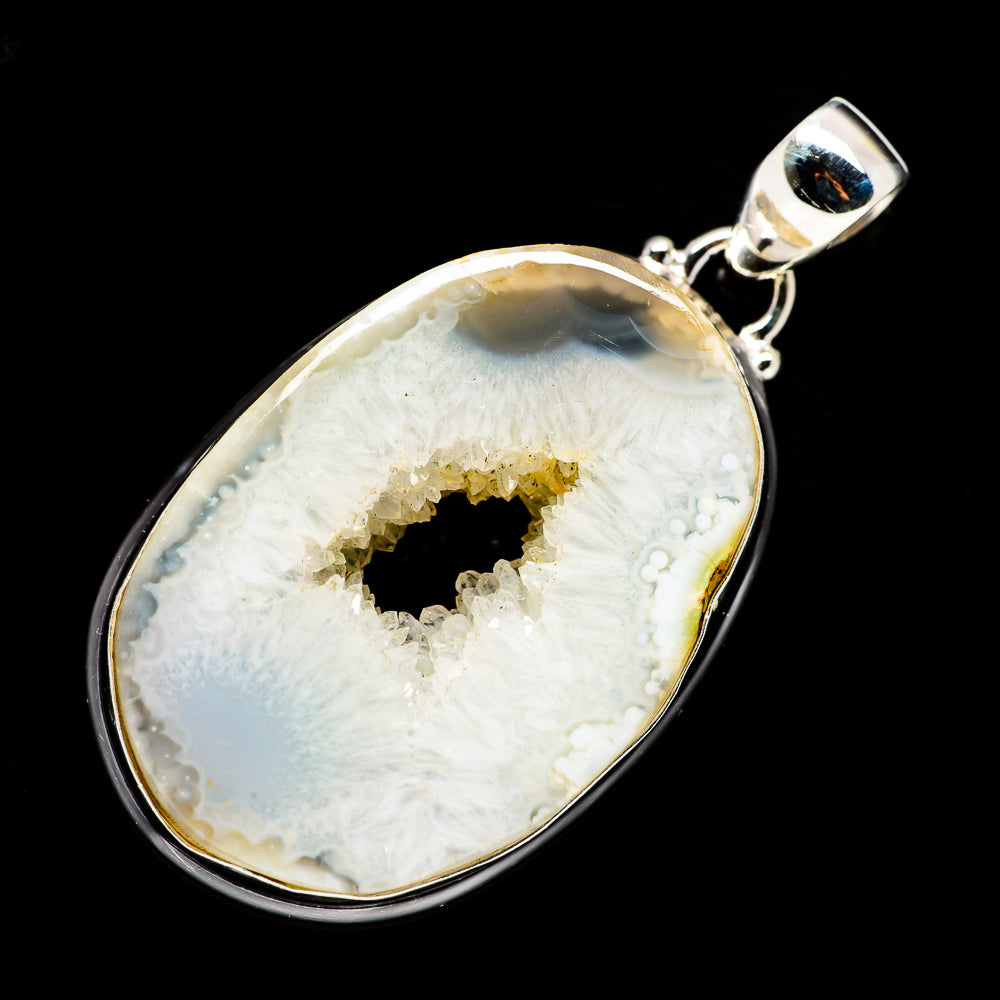 Coconut Geode Druzy Pendants handcrafted by Anasilvercos - PD724151
