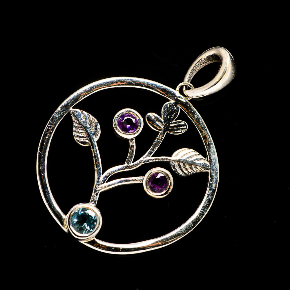 Blue Topaz Pendants handcrafted by Anasilvercos - PD724627