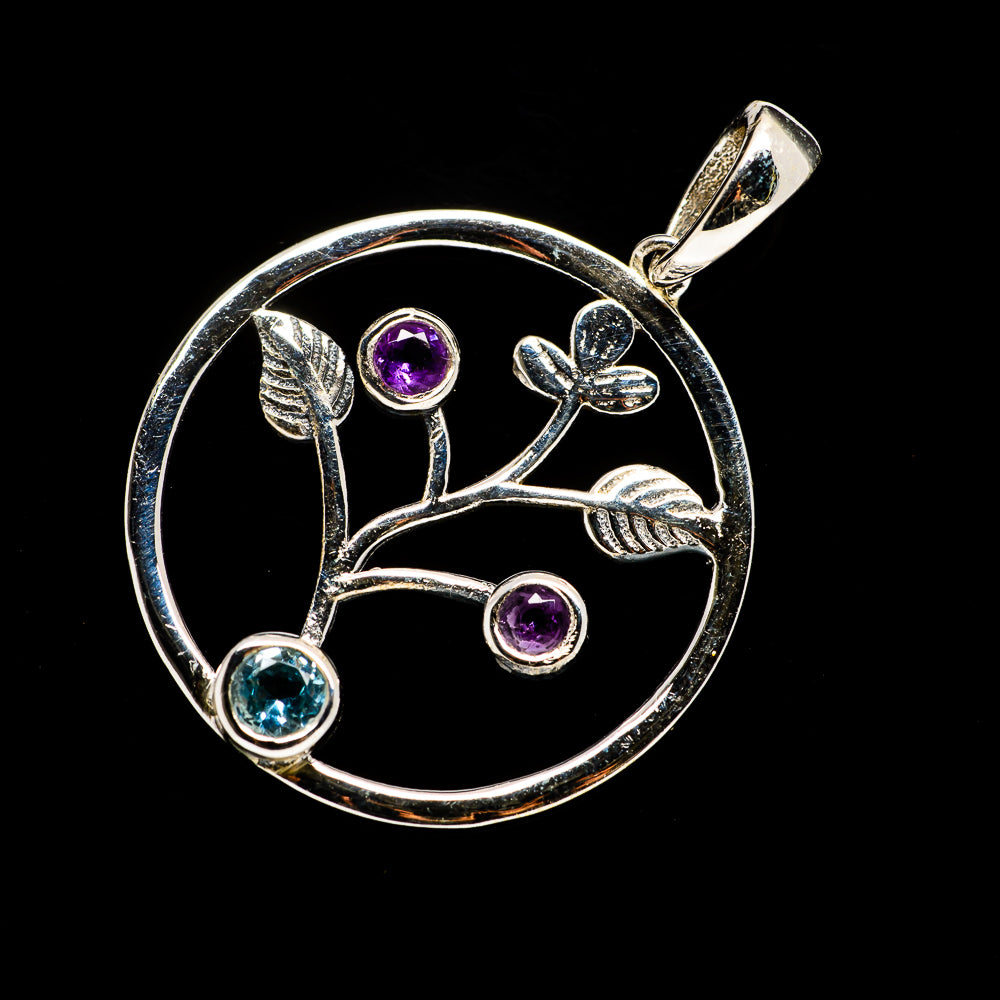 Blue Topaz Pendants handcrafted by Anasilvercos - PD724644