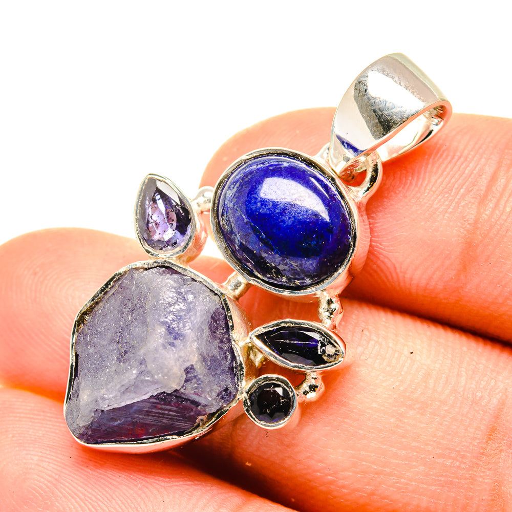 Tanzanite Pendants handcrafted by Anasilvercos - PD7257