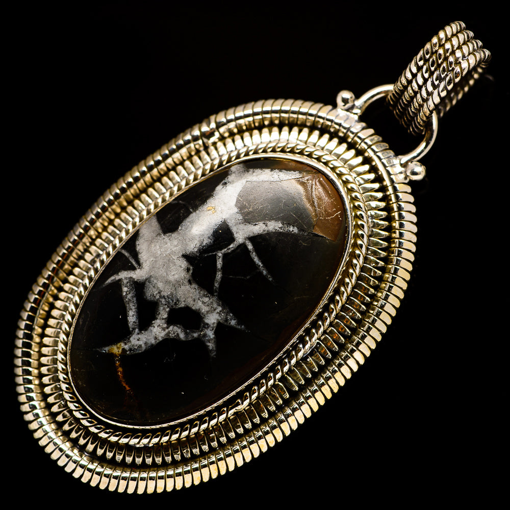 Septarian Geode Pendants handcrafted by Anasilvercos - PD725722