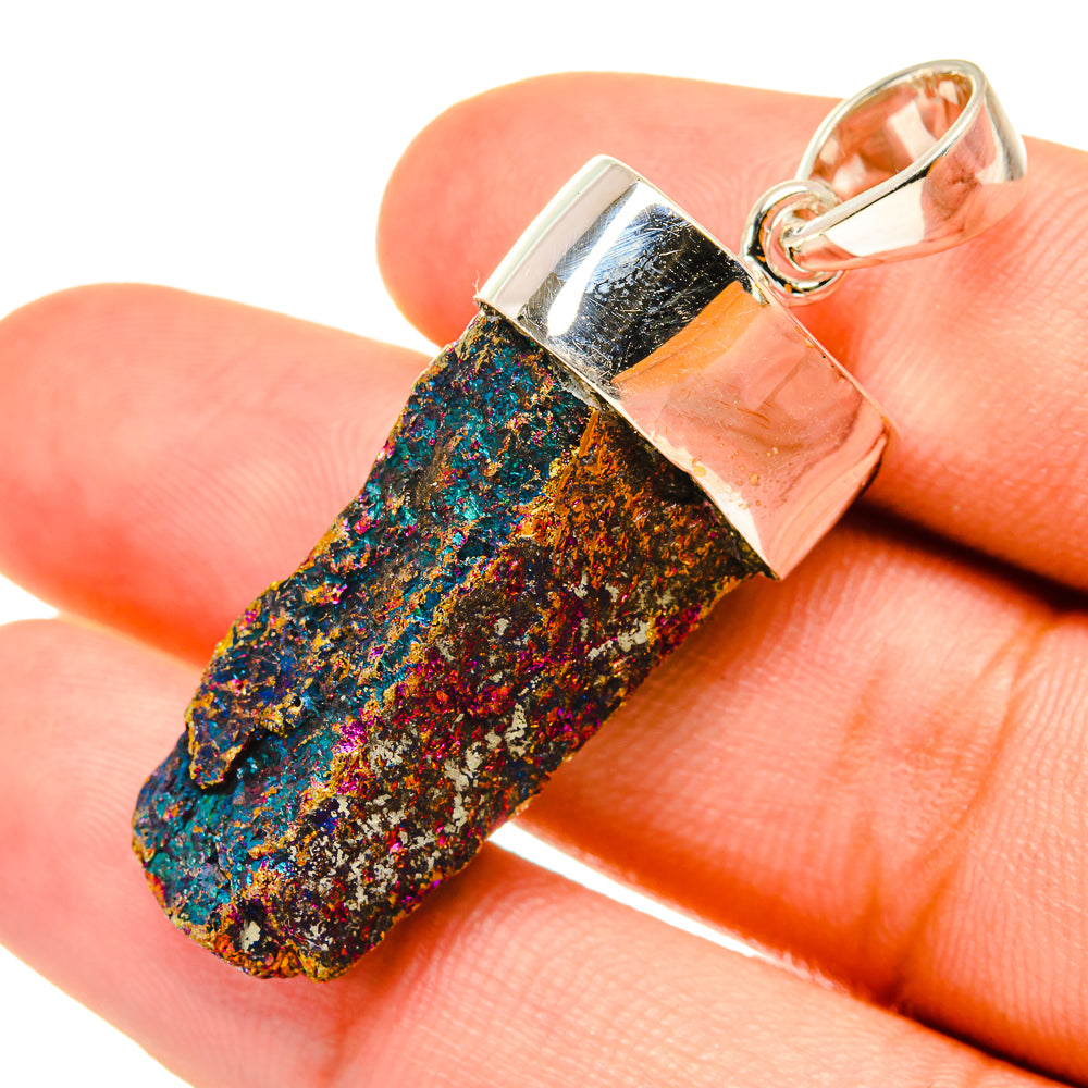 Titanium Druzy Pendants handcrafted by Anasilvercos - PD7273