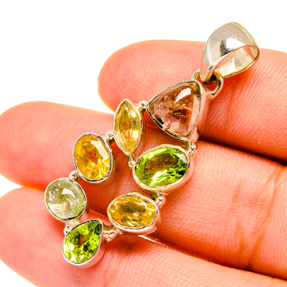 Citrine Pendants handcrafted by Anasilvercos - PD7275