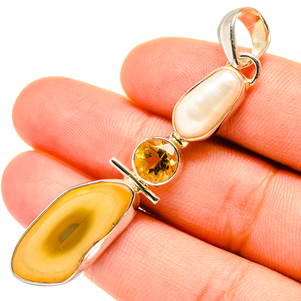 Willow Creek Jasper Pendants handcrafted by Anasilvercos - PD7285