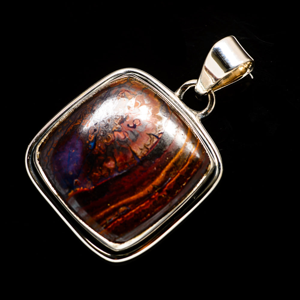 Boulder Opal Pendants handcrafted by Anasilvercos - PD728643