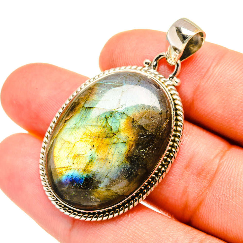 Labradorite Pendants handcrafted by Anasilvercos - PD7294
