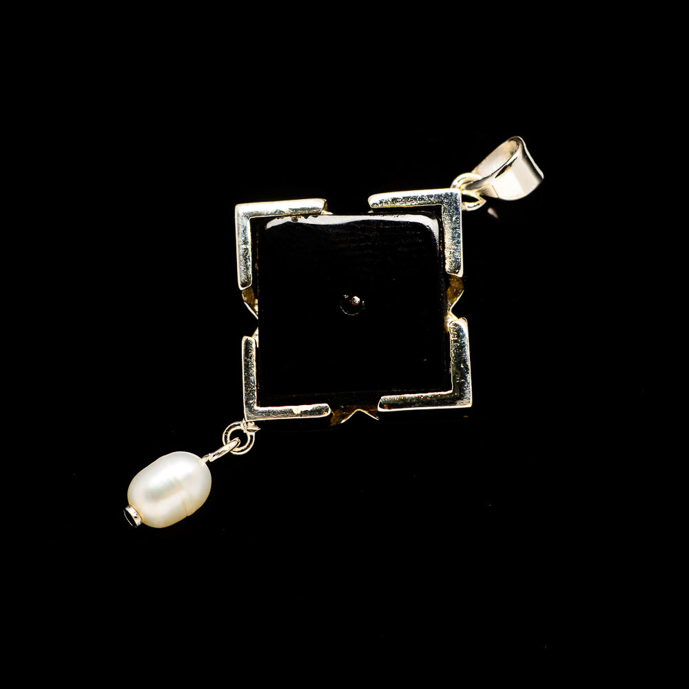 Black Onyx Pendants handcrafted by Anasilvercos - PD729596